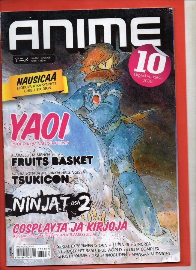ANIME n:o 32 2008 Anime-raportti. Anime-uutiset.