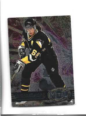 JAROMIR JAGR - PENGUINS 1996-97 METAL UNIVERSE # 127