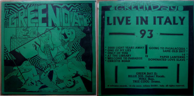 Green Day: Live in Italy 93 -  LP