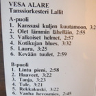 Vesa Alare: Kanssasi Kuljen Kuutamoon c-kasetti - pikkukuva 2