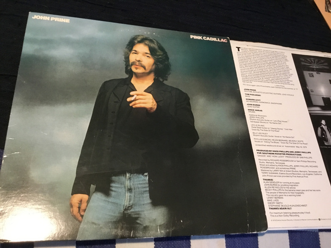 John Prine Pink Cadillac Lp Us inner