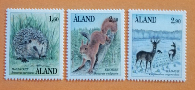 ÅLAND 1991 Nisäkkäitä