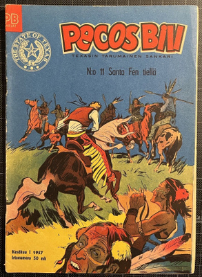 Pecos Bill1957 no:11; Santa Fen tiellä
