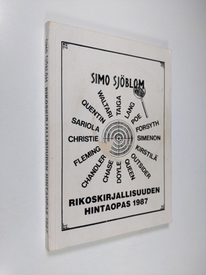 Simo Sjöblom : Rikoskirjallisuuden hintaopas 1987