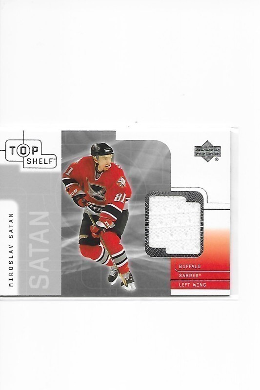 2002-03 UD Top Self Jersey #TJ-MS Miroslav Satan Paita