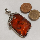ISO Meripihka riipus Baltic Amber itämeren Meripihka - pikkukuva 4