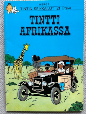 Herge: Tintti Afrikassa, hieno 1.painos v. 1978