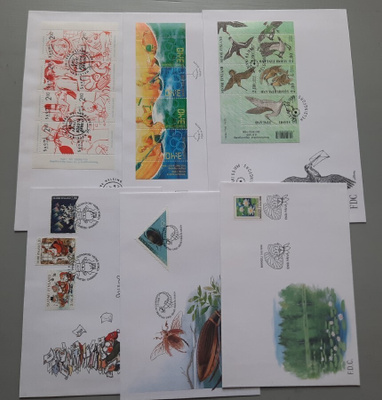 FDC Suomi erä 1996, 6eril mm 19mk koppis