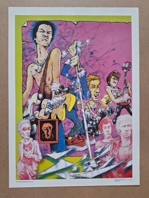 The Sex Pistols Juliste 41*30 cm Vuodelta 1979 Uusi