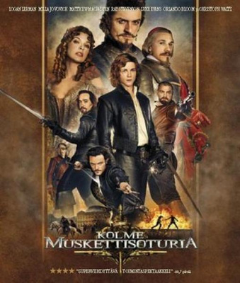 KOLME MUSKETTI SOTURIA (Christoph Waltz, Orlando Bloom)