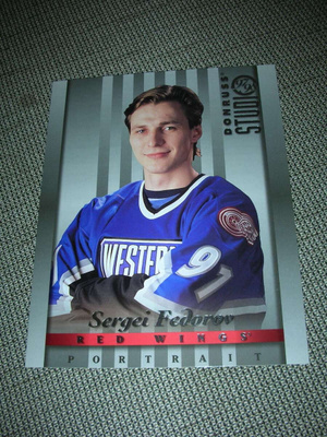 Donruss studio 21 Sergei Fedorov