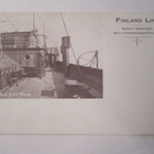 VANHA Postikortti Laiva Finland Line Titania 1900-l - pikkukuva 1