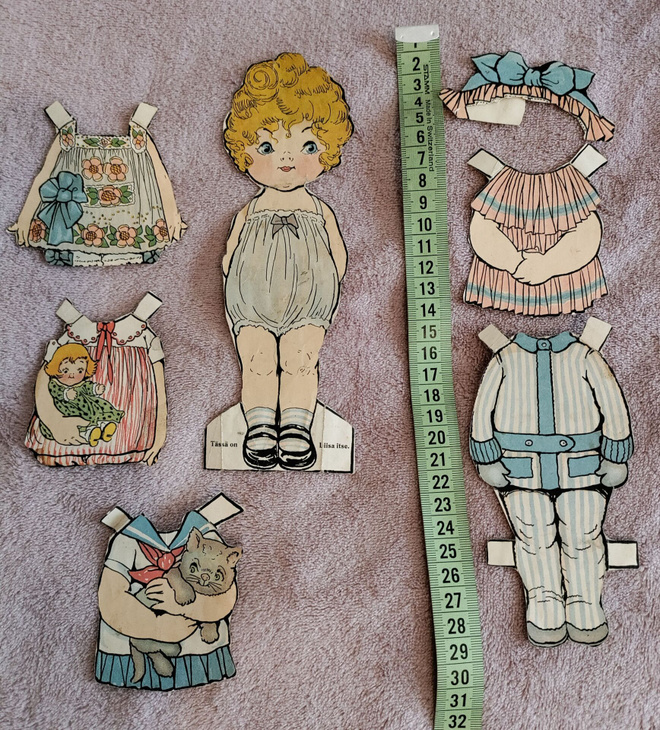 Paperinukke Liisa (Seija) 1920-30-luku