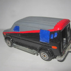 Majorette - A-TEAM U.S. VAN - made in France - pikkukuva 2