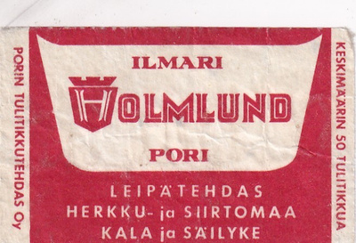 Pori, Ilmari Holmlund  ,  s69