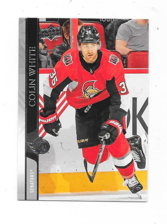 2020-21 Upper Deck #131 Colin White Ottawa Senators