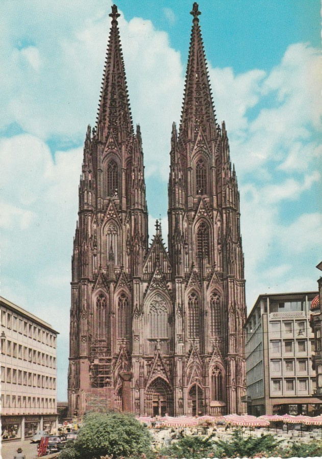 Postikortti, SAKSA, KÖLN,  vanha kortti 1960 luvulta