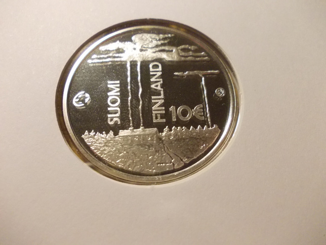 SUOMI, 10 euro 2013 F.E.Sillanpää , Hopea, Proof