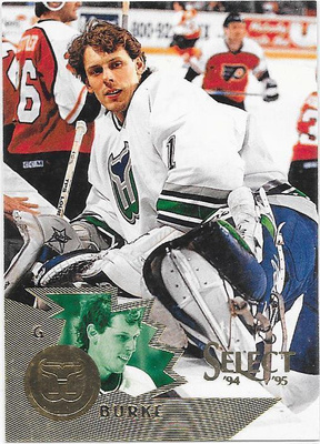 1994-95 Select #127 Sean Burke Hartford Whalers MV