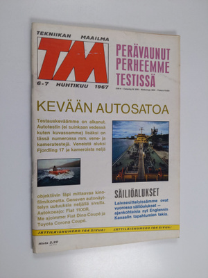 TM : Tekniikan maailma 6-7/1967 (Huhtikuu)