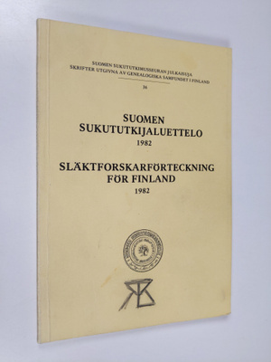 Suomen sukututkijaluettelo 1982 = Släktforskarförteckning...