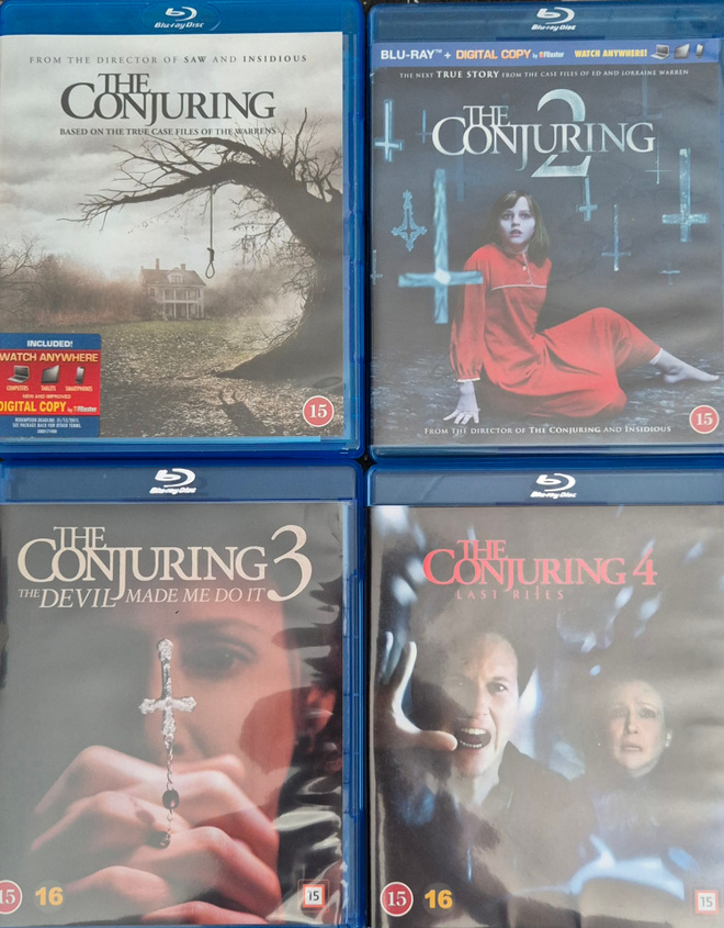 The Conjuring 1-4  -Blu-Ray