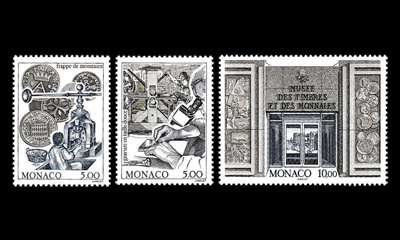 Monaco 2311-3 ** Raha- ja postimerkkimuseo (1996)