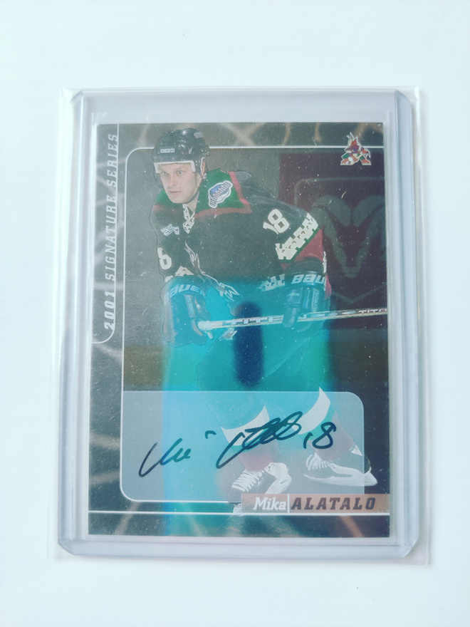 Mika Alatalo 00-01 BAP Signature Series AU