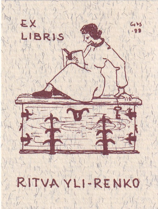 Ex Libris, Ritva Yli-Renko ,  b681