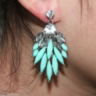 0400 .. Fashion Women Jewelry Crystal .. Korvakorut - pikkukuva 2