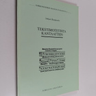 Juhani Haapasalo : Tekstimotetista kantaattiin - pikkukuva 1