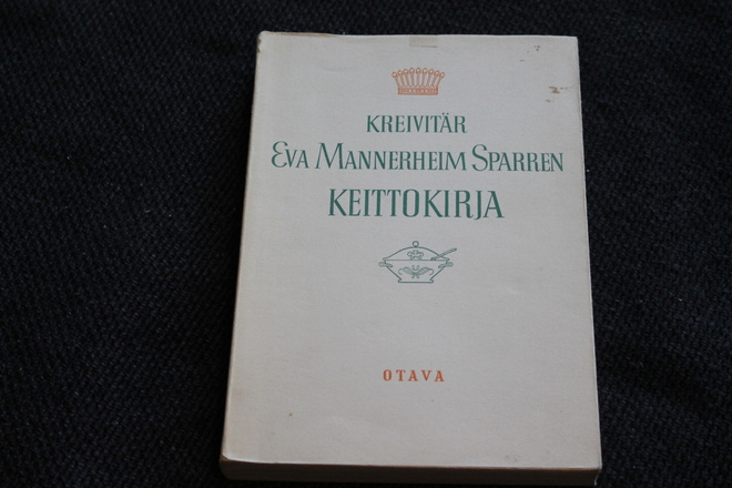Kreivitär Eva Mannerheim Sparren Keittokirja