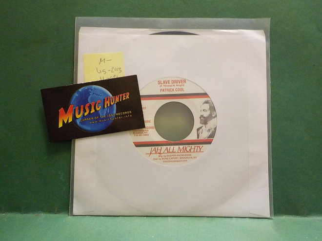 PATRICK COOL - SLAVE DRIVER M- 7" SINGLE