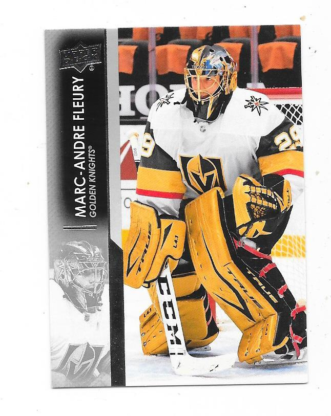 2021-22 Upper Deck #180 Marc-Andre Fleury , Vegas MV
