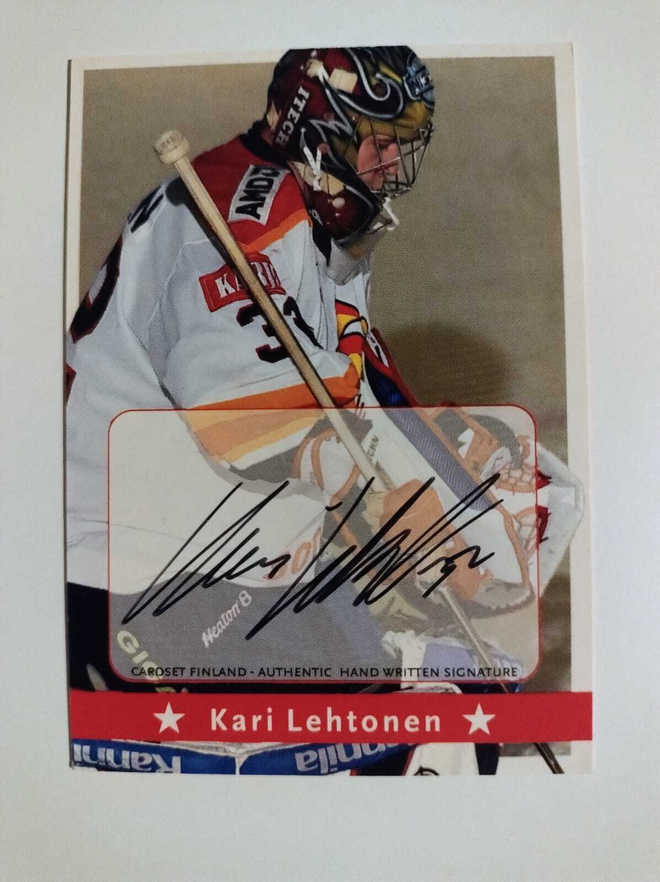 Kari Lehtonen Jokerit 2002-03 - Signatures Series 1