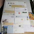 18 kpl Postituskuoria ja kortteja merkkeineen kulkeneita - pikkukuva 1