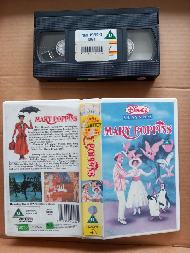 Mary Poppins UK [VHS] Disney