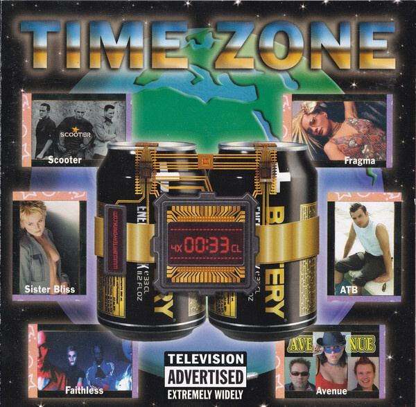 Time Zone (CD) EX+!! Scooter Faithless ATB Sash U96 Fragma