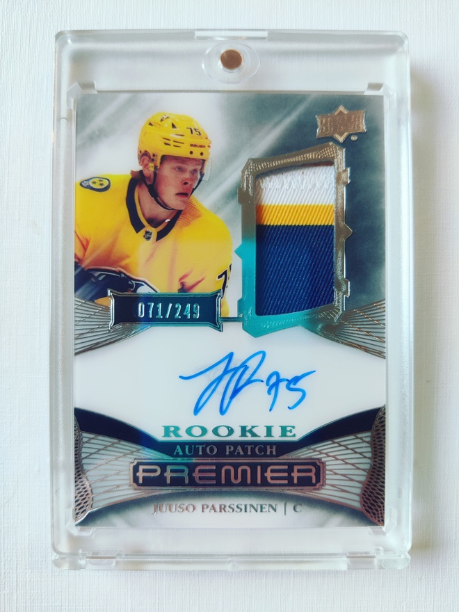 Juuso Pärssinen - 22-23 Premier Rookie Auto Patch /249