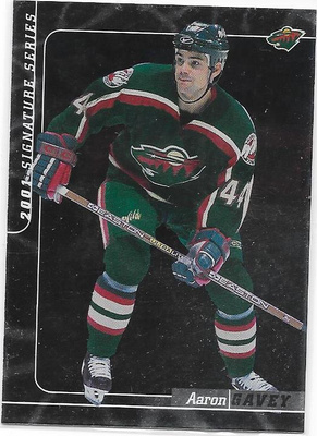 2000-01 BAP Signature Series #43 Aaron Gavey Minnesota Wild