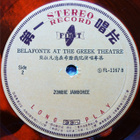 Harry Belafonte – Belafonte At The Greek Theatre, 2LP - pikkukuva 2
