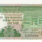 Mauritius 10 Rupia 1985, pakkasileä - pikkukuva 1