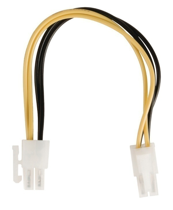 Valueline Virtakaapeli P4 uros - P4 uros, 15cm *UUSI*