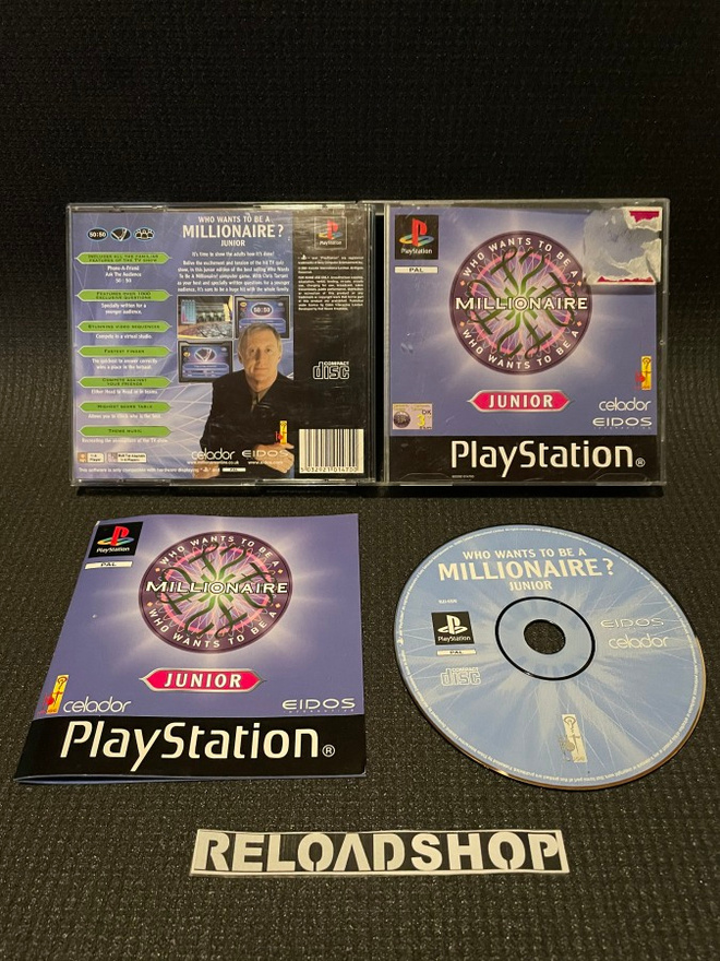 Who Wants To Be A Millionaire Junior PS1 - CIB