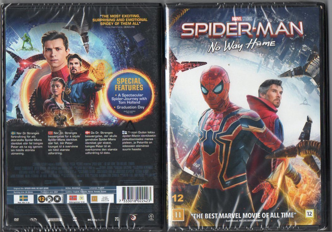 spider-man no way home	(75 445)	UUSI	-FI-	DVD			tom holland