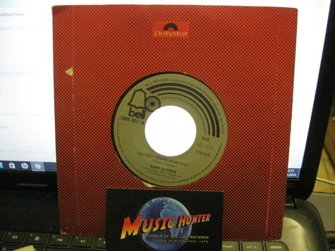 GARY GLITTER - OH YES ! YOU'RE BEAUTIFUL +1 EX-/EX- 7"