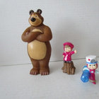 Masha ja Karhu figuurit, 3 kpl - pikkukuva 1