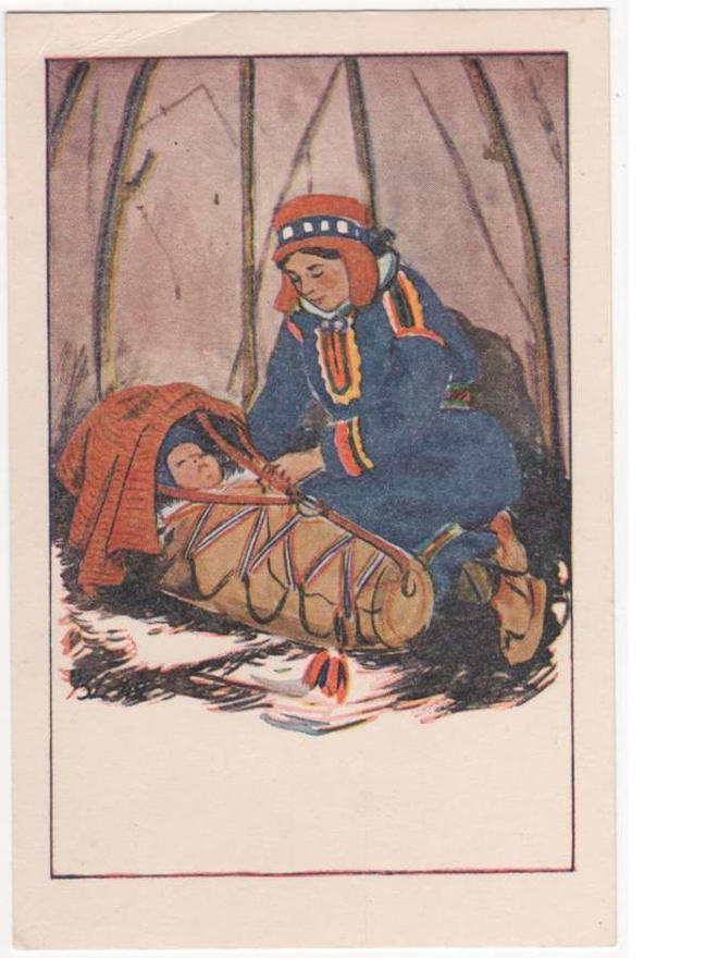 kortti ** Lappi taidekortti - erilaisia