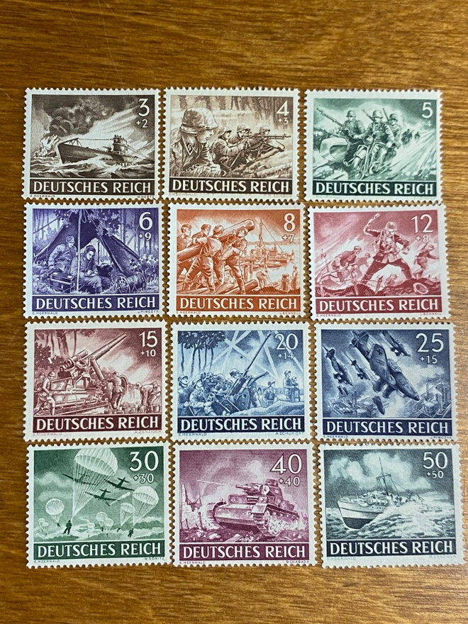 SAKSA REICH 1943 PUOLUSTUSVOIMIEN PÄIVÄ SARJA**