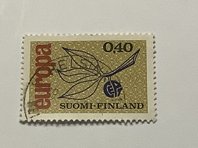 607 / 1965 Europa-Cept 1o leimattu